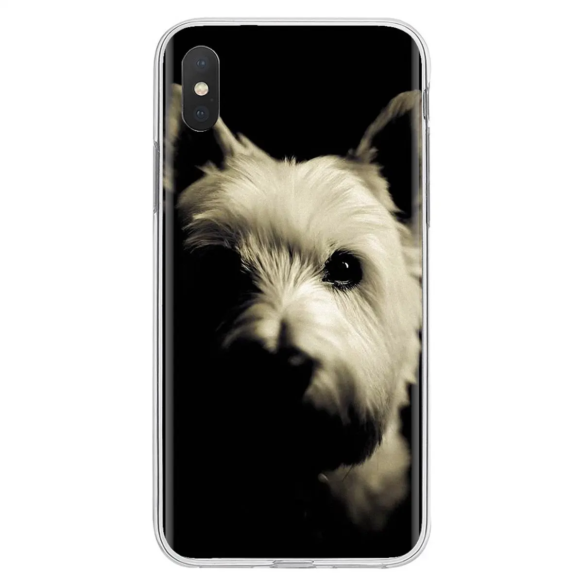 Мягкий чехол с рисунком I Love My Westie щенки мопса для iPhone 11 Pro 4 искусственная кожа 5