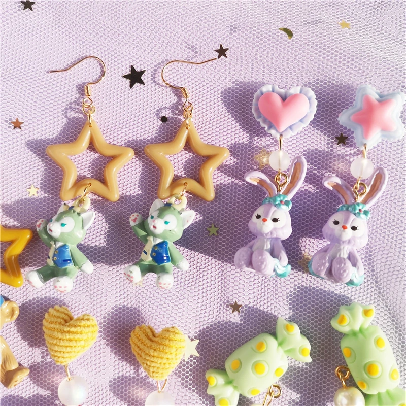 Sweet Stellalou Gelatoni Shelliemay Doll Accessories Classic Disney Toys Children Earrings Cute Girls Ear Clip Pendant Jewellery
Sweet Stellalou Gelatoni Shelliemay Doll Accessories Classic Disney Toys Children Earrings Cute Girls Ear Clip Pendant Jewellery