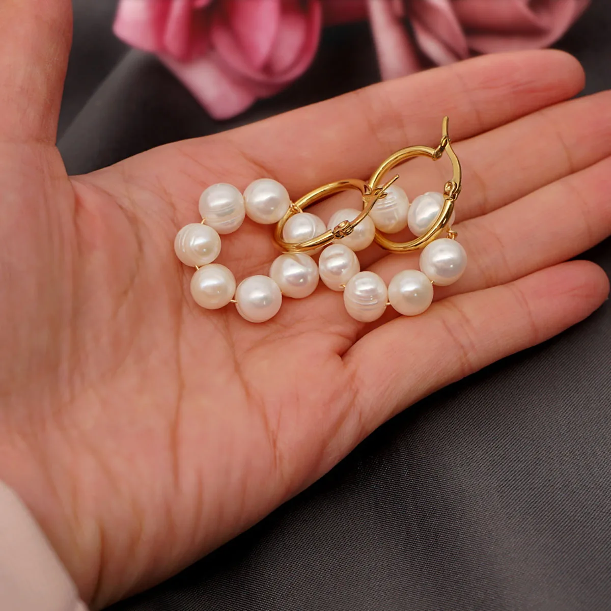 2021 Vintage Fashion Geometric Round Pearl Circle Earring Fine Jewelry Gift Simplicity For Women Girls Party Wedding Anniversary
2021 Vintage Fashion Geometric Round Pearl Circle Earring Fine Jewelry Gift Simplicity For Women Girls Party Wedding Anniversary