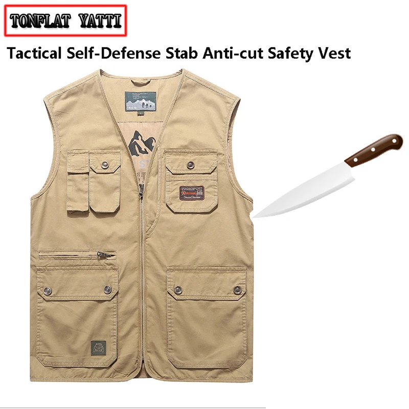 New Anti Stab Resistance Self Defense Covert Anti Cut vest Security Anti Cut mirror Protection Itself Anti Cut Fbi swat clothing
New Anti Stab Resistance Self Defense Covert Anti Cut vest Security Anti Cut mirror Protection Itself Anti Cut Fbi swat clothing