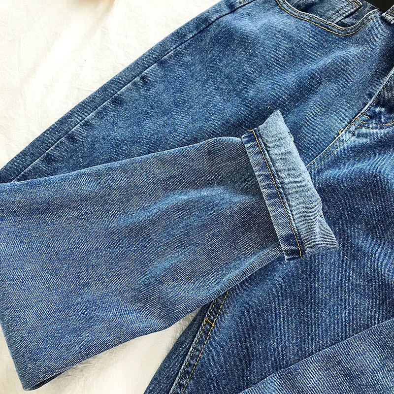 Korean High Waist Jeans Women Solid Belt Harem Pants Loose Casual Plus Size High Street Denim Trousers With Belt
Korean High Waist Jeans Women Solid Belt Harem Pants Loose Casual Plus Size High Street Denim Trousers With Belt