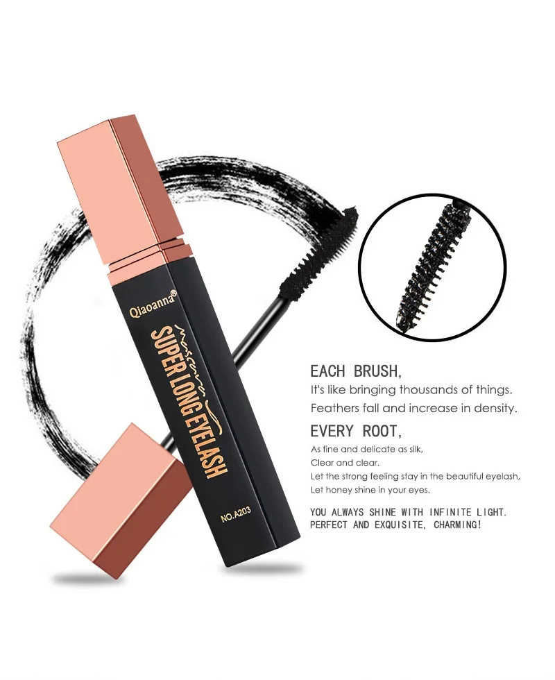 

Lengthening Mascara Eye Cosmetics Black Natural Curling Eyelashes Extension Waterproof Non-caking Lasting Mascara Makeup TSLM2