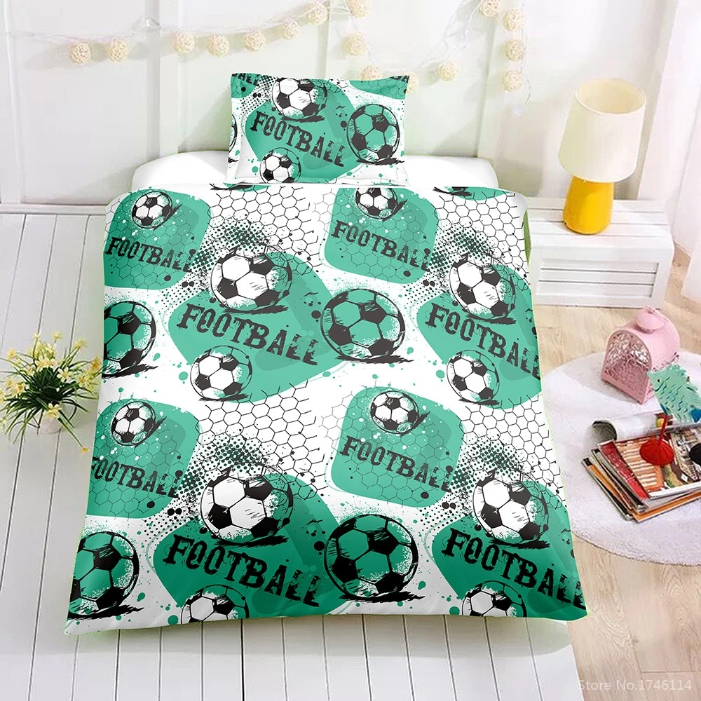 Football Soccer Basketball 3D Cartoon Printed Bedding Set 2/3pcs Duvet Cover Set Bed Linens Home Textile for Bedroom Decor Gift
Football Soccer Basketball 3D Cartoon Printed Bedding Set 2/3pcs Duvet Cover Set Bed Linens Home Textile for Bedroom Decor Gift