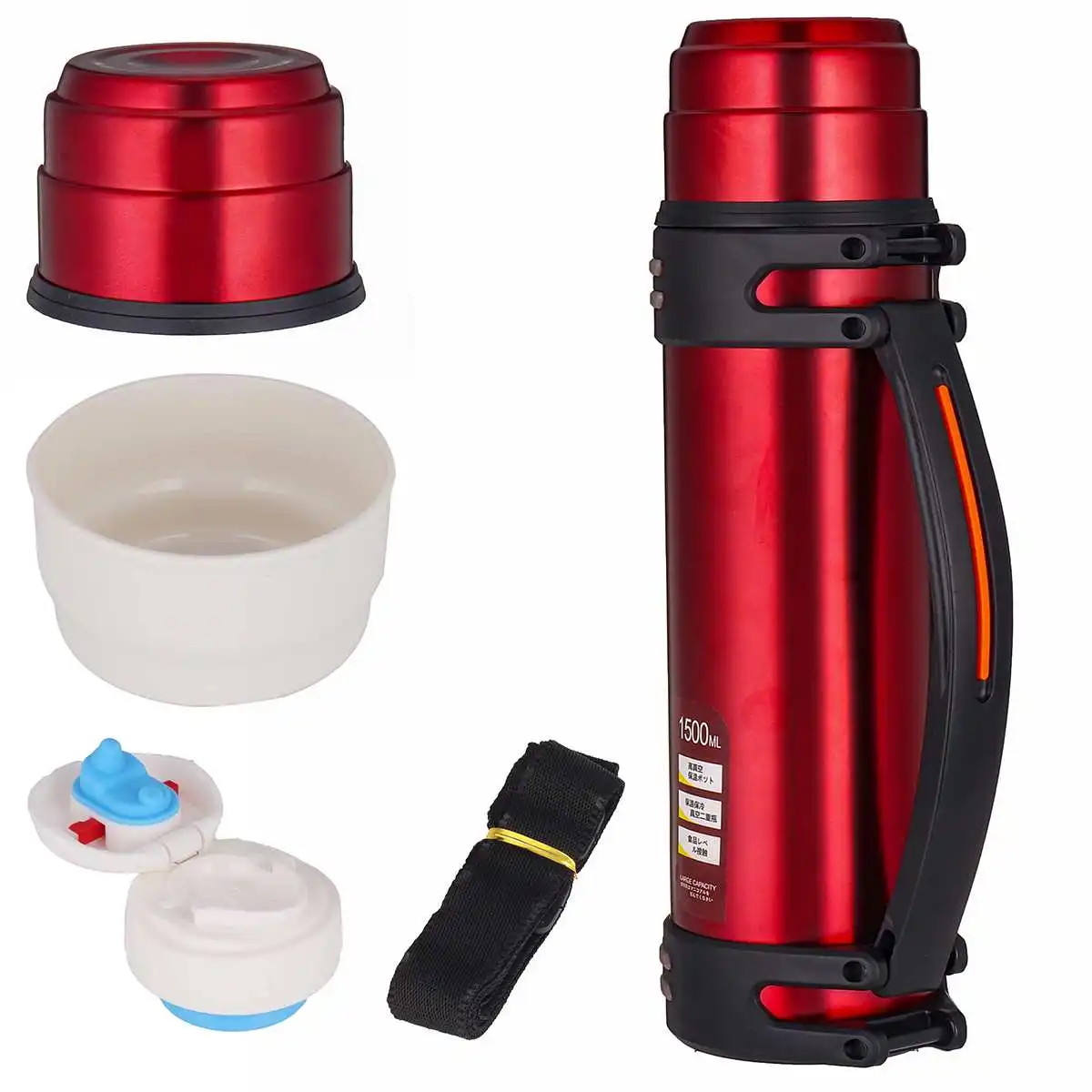 1.2/1.5/2L Travel Thermosflask Thermos Water Coffee Bottle Stainless Steel Coffee Cup Mug Heat Cold Preservation
1.2/1.5/2L Travel Thermosflask Thermos Water Coffee Bottle Stainless Steel Coffee Cup Mug Heat Cold Preservation