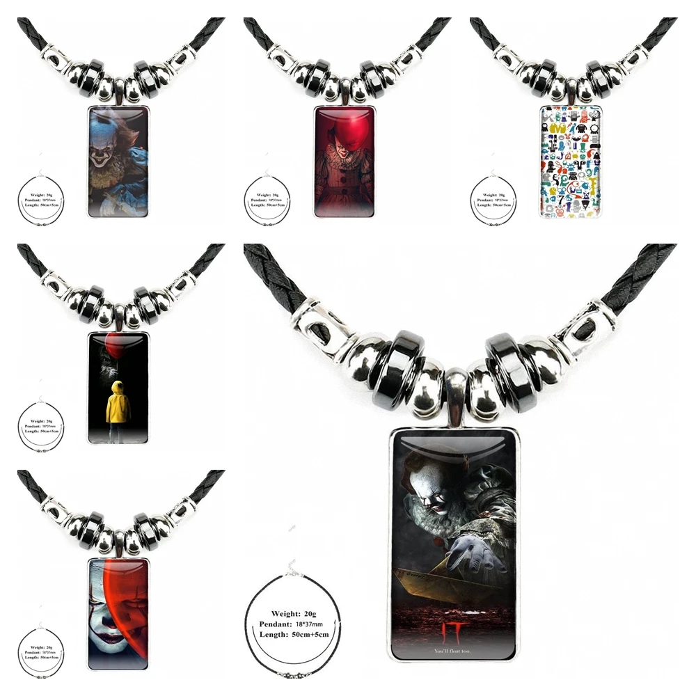 Модное ожерелье Pennywise в виде клоуна с поплавком из мультфильма чокер ручной