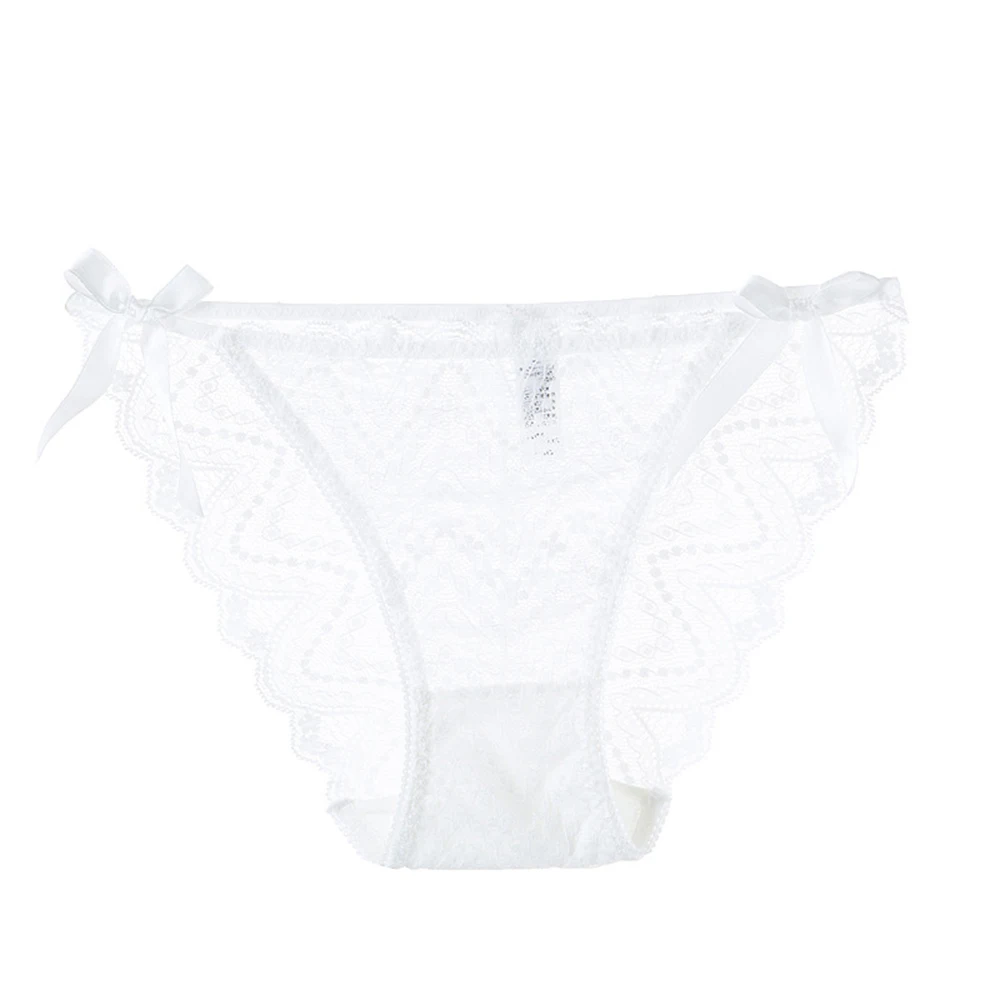New Sexy Lace Panties Female Transparent Low-Waist Women's Briefs Bow-Knot Fashion Ladies Underwear
New Sexy Lace Panties Female Transparent Low-Waist Women's Briefs Bow-Knot Fashion Ladies Underwear