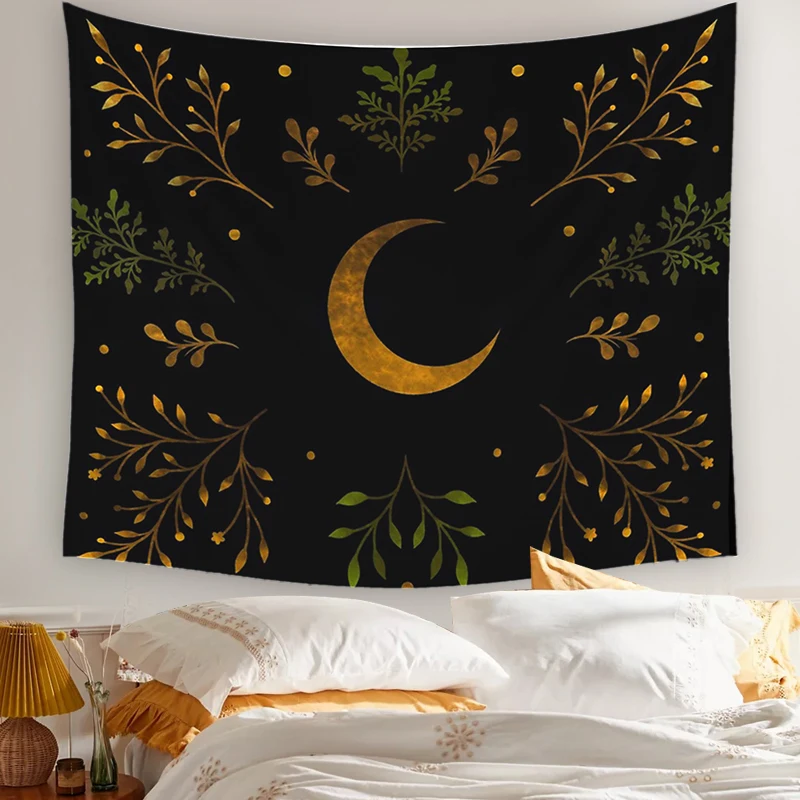 Moon Phase Tapestry Wall Hanging Bohemian Gypsy Psychedelic Tapiz Black Sun Witchcraft Divination Tapestry Butterfly Decor Black
Moon Phase Tapestry Wall Hanging Bohemian Gypsy Psychedelic Tapiz Black Sun Witchcraft Divination Tapestry Butterfly Decor Black