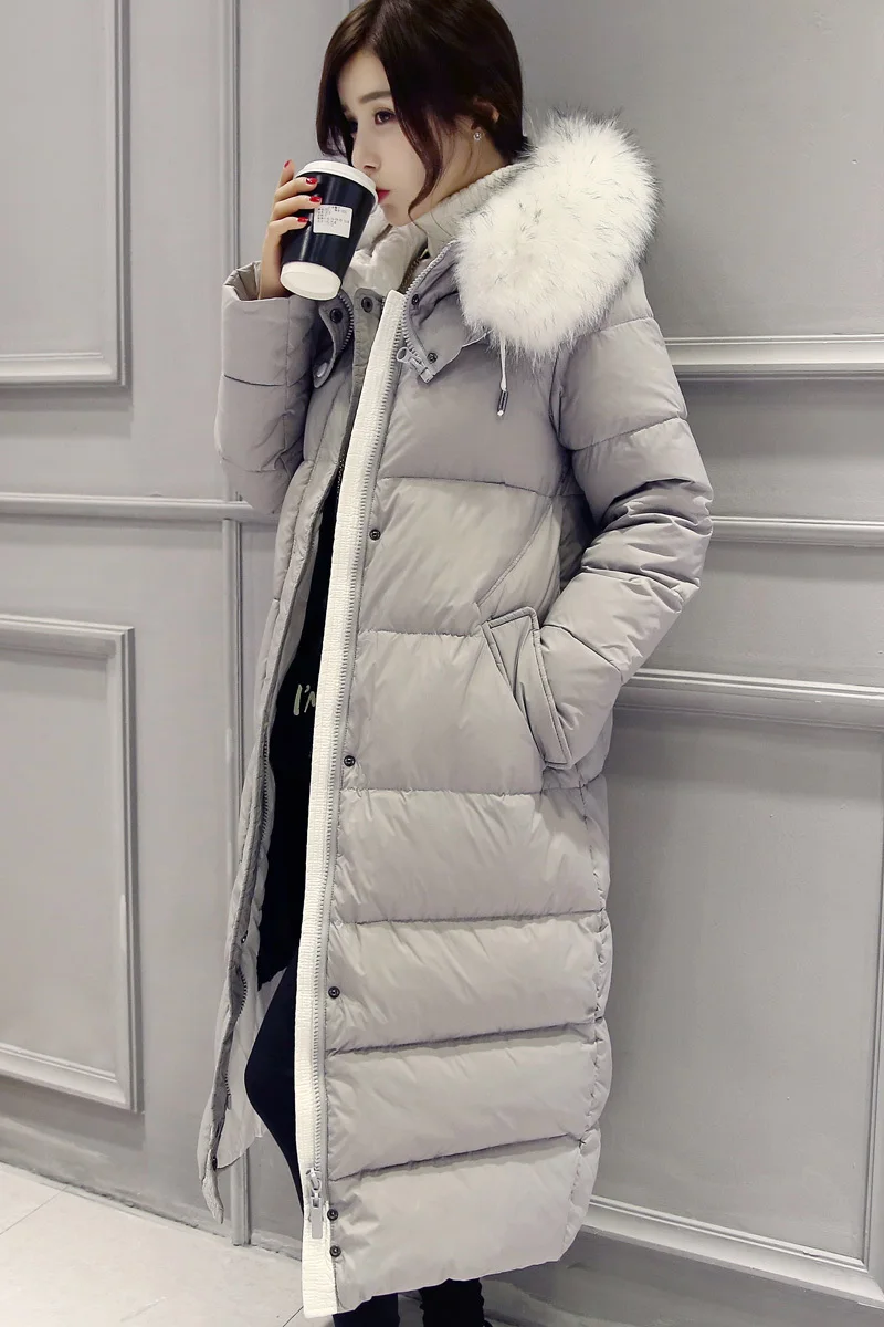 Winter Jacket Women Parka 2020 White Duck Down Thick Long Jackets For Women Hood Faux Fur Collar Winter Coat LX08
Winter Jacket Women Parka 2020 White Duck Down Thick Long Jackets For Women Hood Faux Fur Collar Winter Coat LX08