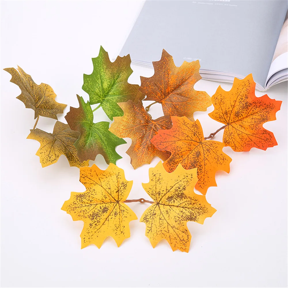 10Pcs Artificial Maple Leaves For Christmas Decoration Autumn Fake Leaf For Wedding Decoration Craft Thanksgiving Day Home Decor
10Pcs Artificial Maple Leaves For Christmas Decoration Autumn Fake Leaf For Wedding Decoration Craft Thanksgiving Day Home Decor