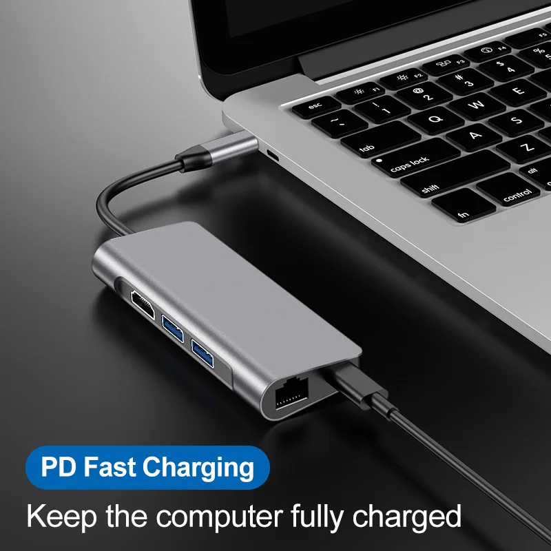 Type-C 7 in1 docking station to HDMI USB3.0 TF/SD card Hub laptop USB Explosion models usb hub 1080p GigE Vision 1000M PD fast
Type-C 7 in1 docking station to HDMI USB3.0 TF/SD card Hub laptop USB Explosion models usb hub 1080p GigE Vision 1000M PD fast