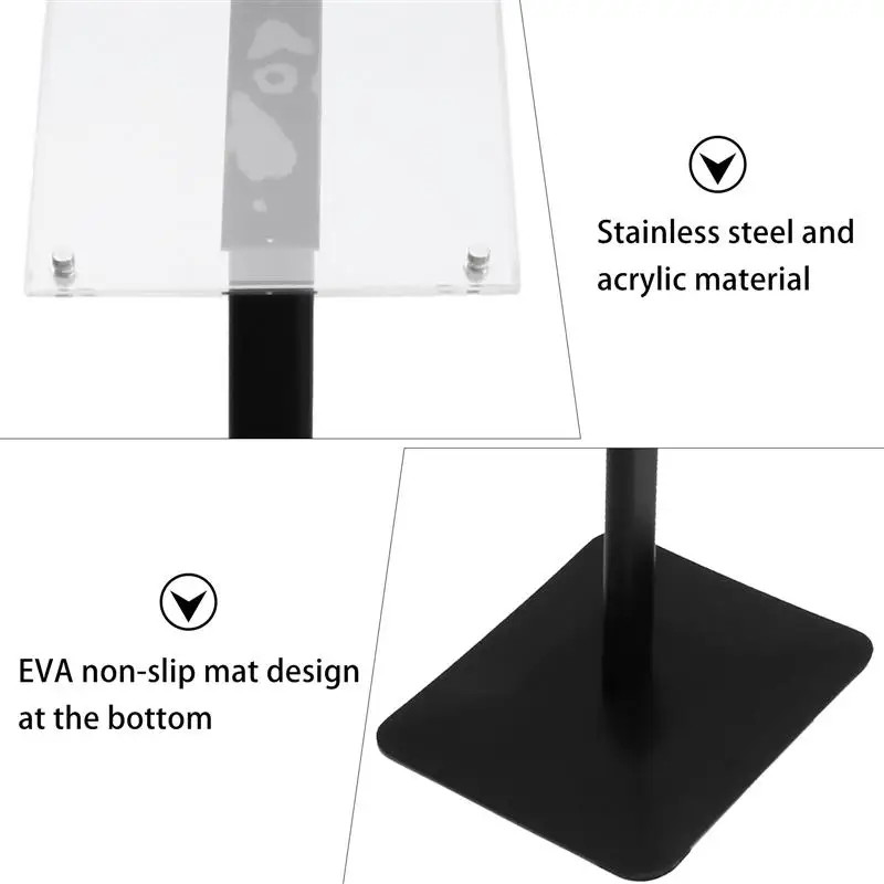 1 Set Floor Sign Stand Adjustable Novel Fine Sign Holder Display Bracket Display Board
1 Set Floor Sign Stand Adjustable Novel Fine Sign Holder Display Bracket Display Board