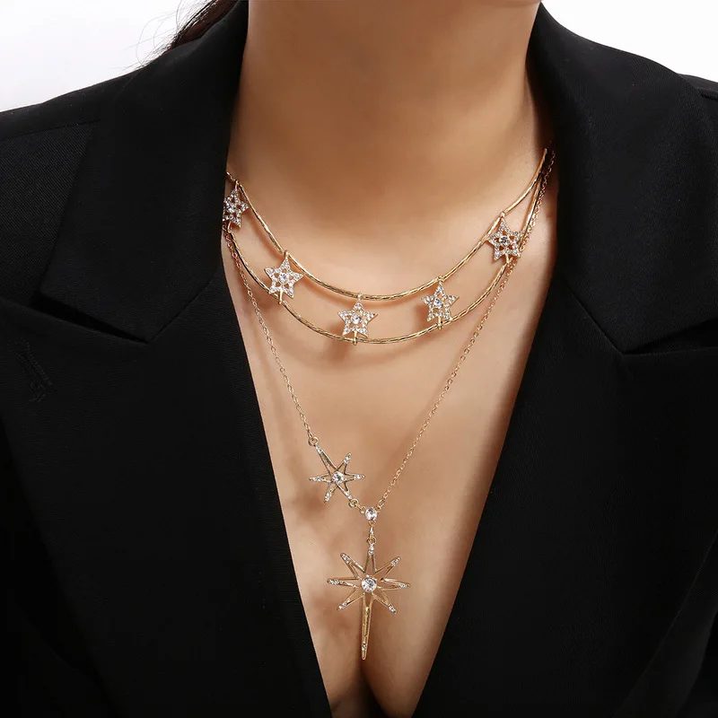 accessories fringed star multilayer bending sautoir contracted temperament necklaces pentagram hollow micro
accessories fringed star multilayer bending sautoir contracted temperament necklaces pentagram hollow micro