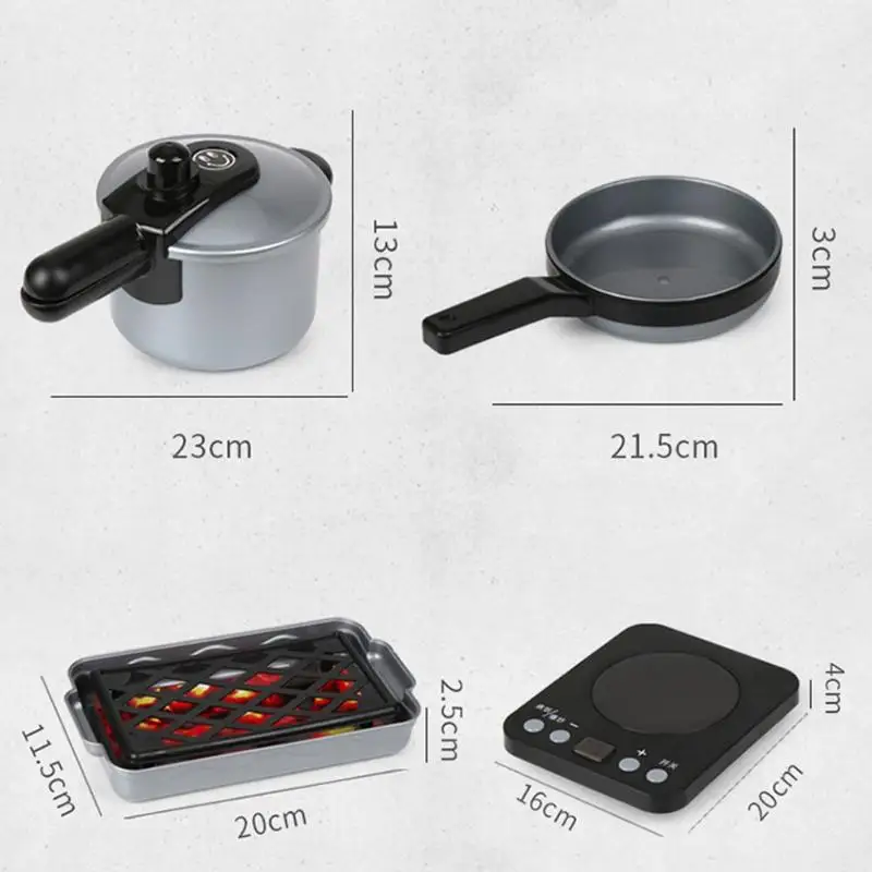 Children Mini Fake Kitchen Cookware Pots Pans Pretend Play Toy Interesting Kettle Fried Eggs Simulation Cooking Utensils
Children Mini Fake Kitchen Cookware Pots Pans Pretend Play Toy Interesting Kettle Fried Eggs Simulation Cooking Utensils