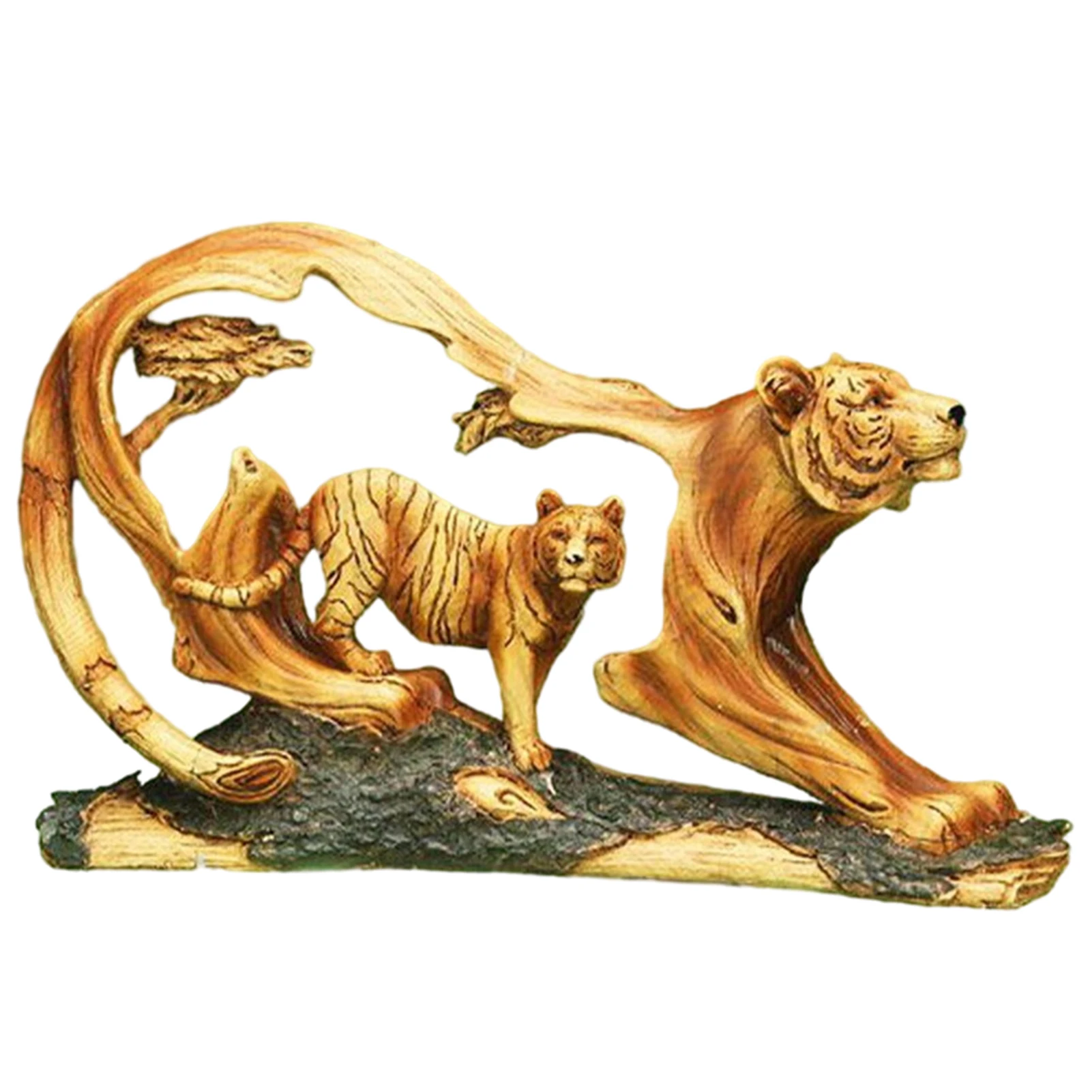 Resin Animals Statue Creative Carving Crafts Desktop Ornament for Home Living Room Office Decoration 7.5x39x26cm
Resin Animals Statue Creative Carving Crafts Desktop Ornament for Home Living Room Office Decoration 7.5x39x26cm
