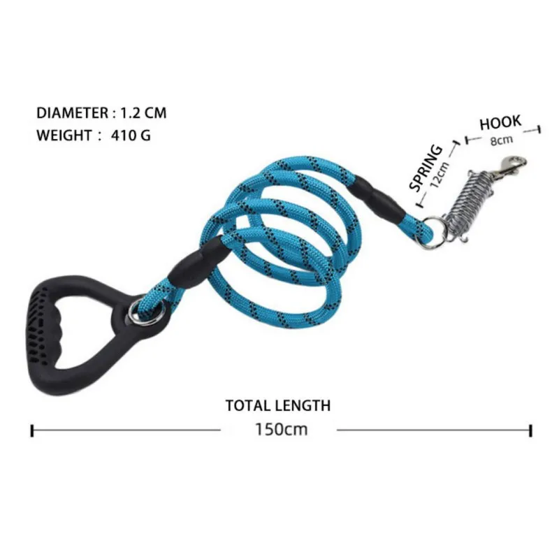 Large Dog Leash Explosion-Proof Okinawa Shockproof Leash Durable Spring Correa Perro Traction Rope Walking Nylon Medium Dog Lead
Large Dog Leash Explosion-Proof Okinawa Shockproof Leash Durable Spring Correa Perro Traction Rope Walking Nylon Medium Dog Lead