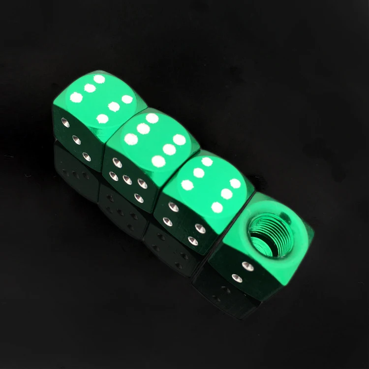 4 PCS Dice Dust Valve Caps Bicycle Aluminum Wheel Stem Tyre Air Valve Dustproof Cap Universal Cycling Valve Accessories
4 PCS Dice Dust Valve Caps Bicycle Aluminum Wheel Stem Tyre Air Valve Dustproof Cap Universal Cycling Valve Accessories