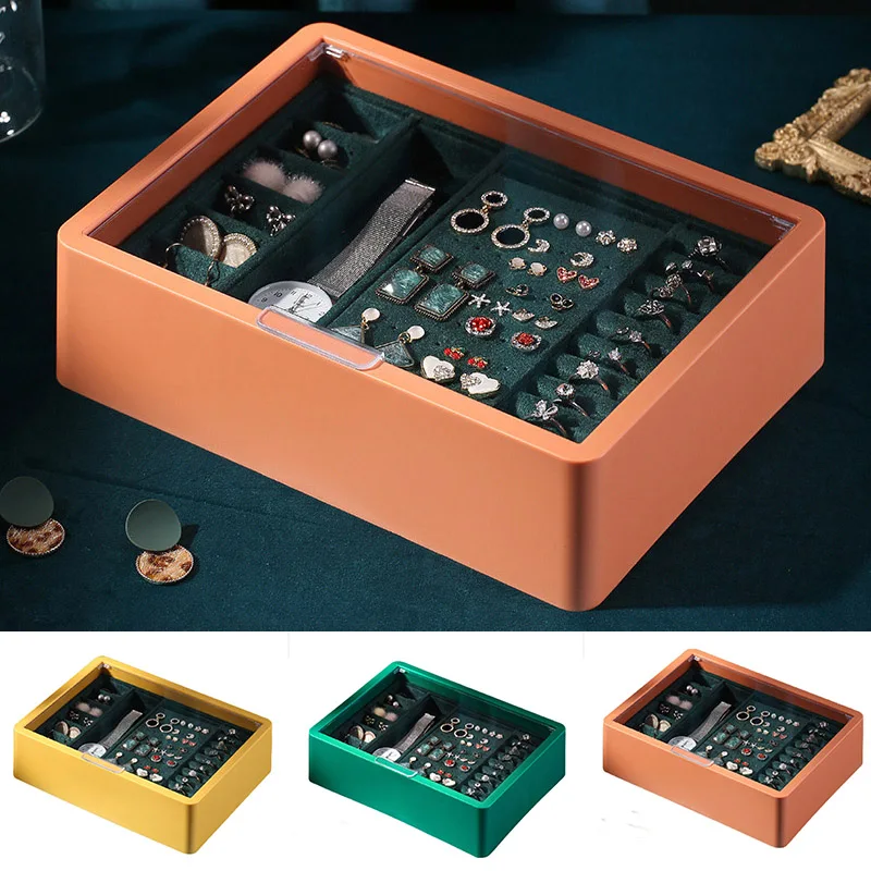 Large Jewelry Storage Box with Clear Lid 2-Layer Rings Earrings Necklace Holder Case Jewelry Organizer for Women Girls A66
Large Jewelry Storage Box with Clear Lid 2-Layer Rings Earrings Necklace Holder Case Jewelry Organizer for Women Girls A66