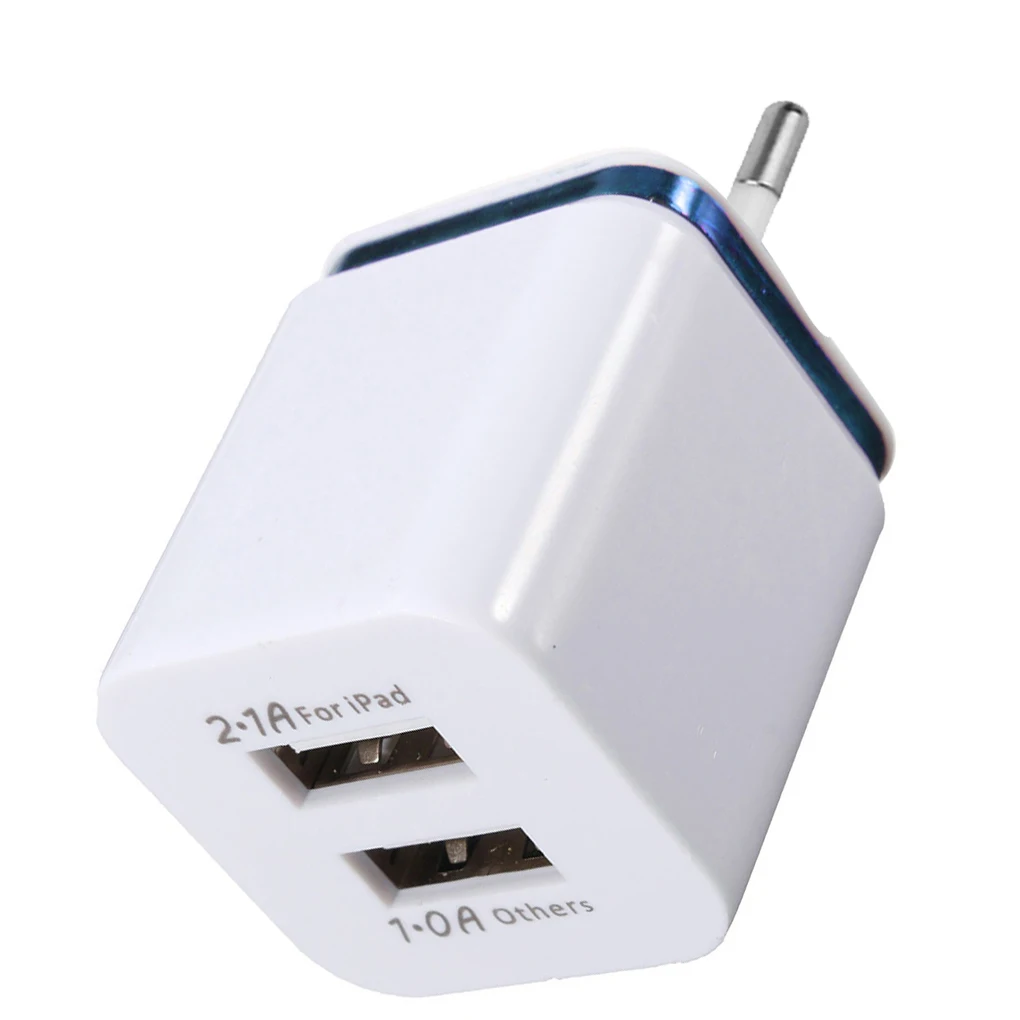 2.1A USB 2-ports Power Adapter Wall Charger Plug Smart IC 2-Port Travel Charger Cube Block Replacement EU Plug
2.1A USB 2-ports Power Adapter Wall Charger Plug Smart IC 2-Port Travel Charger Cube Block Replacement EU Plug