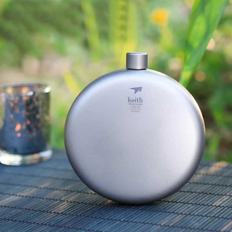 5oz/150ml Flagon Titanium Hip Fask Outdoor Travel Drinkware Set Alcohol Hip Flasks Whiskey Wine Bottles Drinkware Christmas Gift
5oz/150ml Flagon Titanium Hip Fask Outdoor Travel Drinkware Set Alcohol Hip Flasks Whiskey Wine Bottles Drinkware Christmas Gift