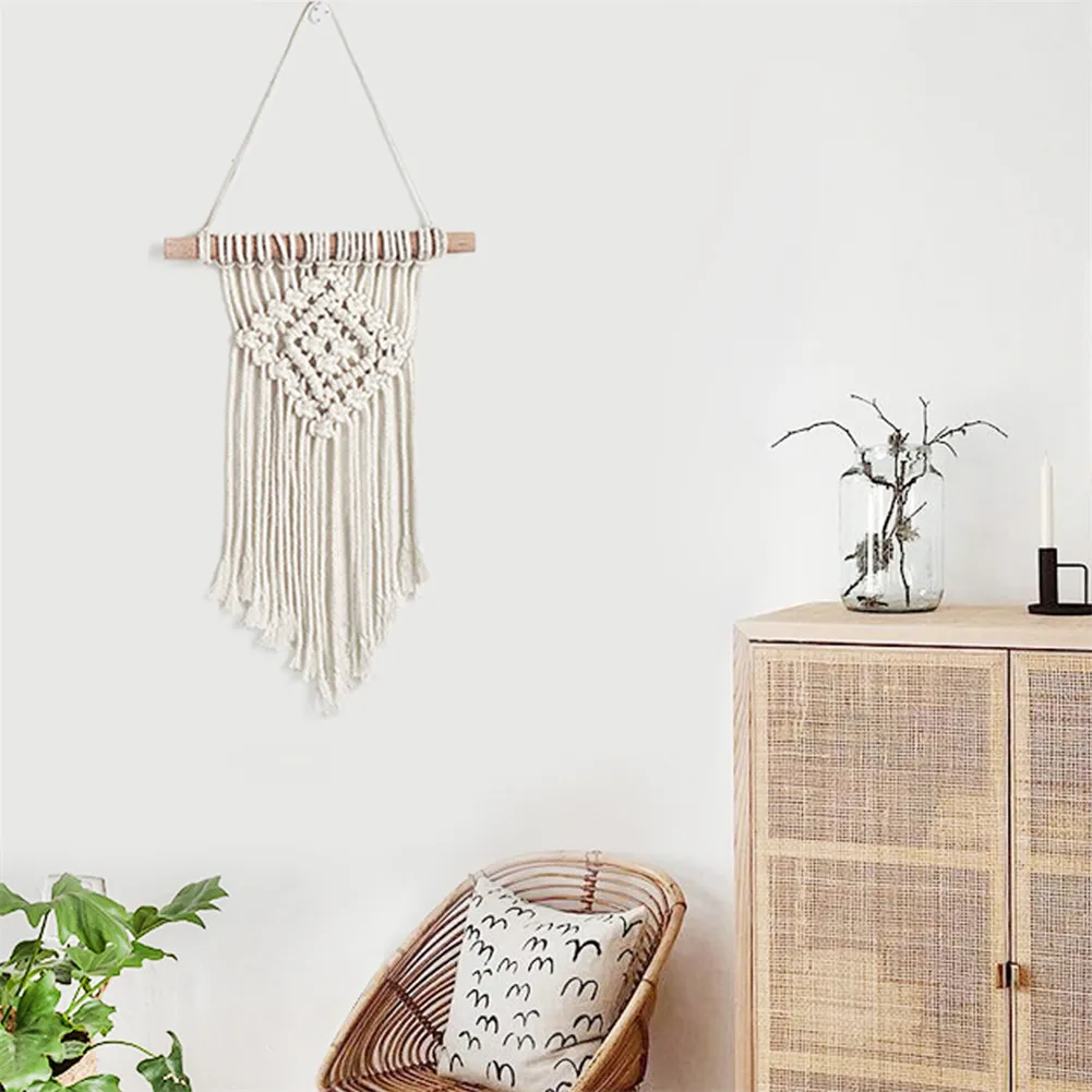 Boho Wall Hanging Macrame Dream Catcher Tapestry Pendant Handwoven Tassel Tapestry for Weddings Living Room Bedroom Decoration
Boho Wall Hanging Macrame Dream Catcher Tapestry Pendant Handwoven Tassel Tapestry for Weddings Living Room Bedroom Decoration