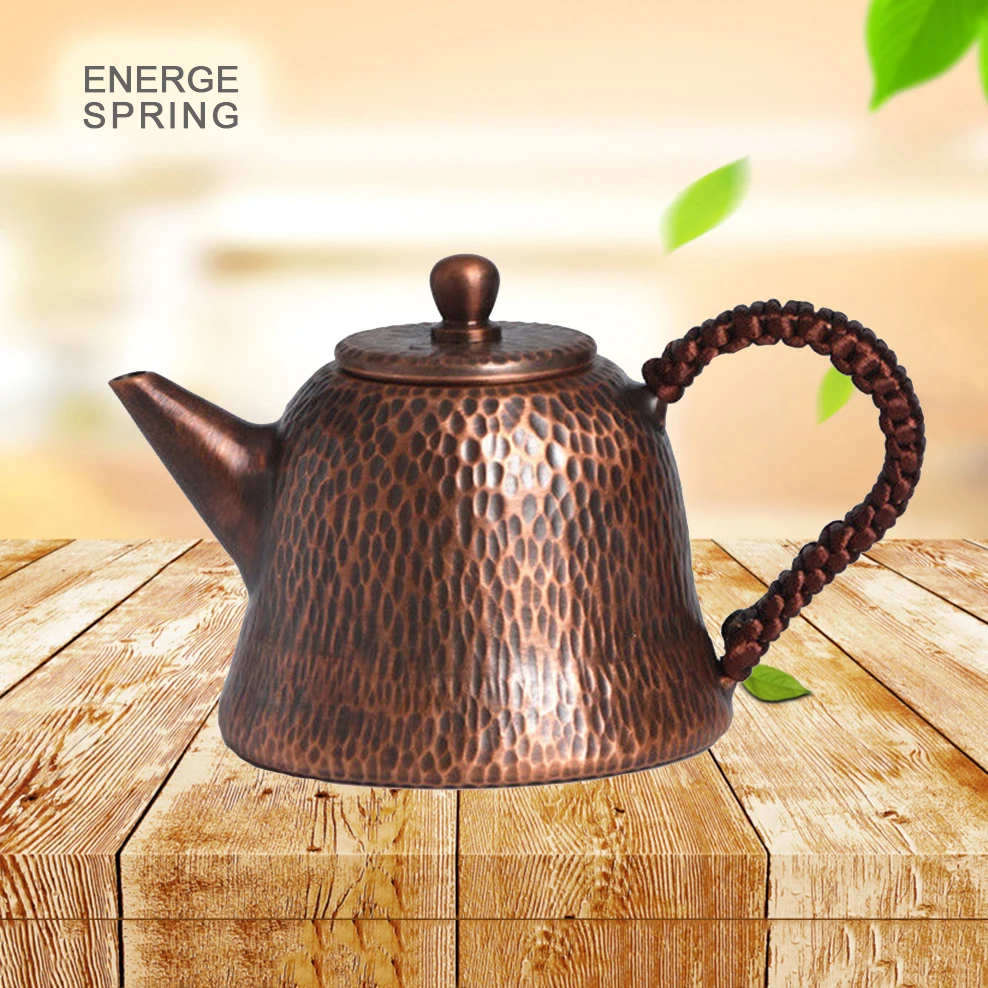 200ML Small Copper Teapot Hand Hammered Retro Copper Pot Warm Wine Pot Red Copper Ling Rhinoceros Pot Home Brew Tea Pot
200ML Small Copper Teapot Hand Hammered Retro Copper Pot Warm Wine Pot Red Copper Ling Rhinoceros Pot Home Brew Tea Pot