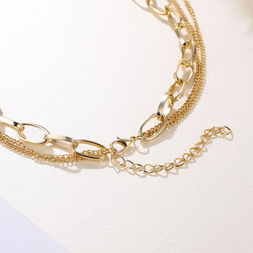 DAXI Trendy Gold Chain Necklace Layered Necklaces For Women Pendant Chains Necklace Set Womens Aesthetic Thick Necklace
DAXI Trendy Gold Chain Necklace Layered Necklaces For Women Pendant Chains Necklace Set Womens Aesthetic Thick Necklace