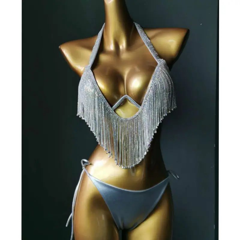 2021 vacation new style diamond tassels bikini set rhinestone sexy women bathing suit bling stones swimsuit crystal swim
2021 vacation new style diamond tassels bikini set rhinestone sexy women bathing suit bling stones swimsuit crystal swim