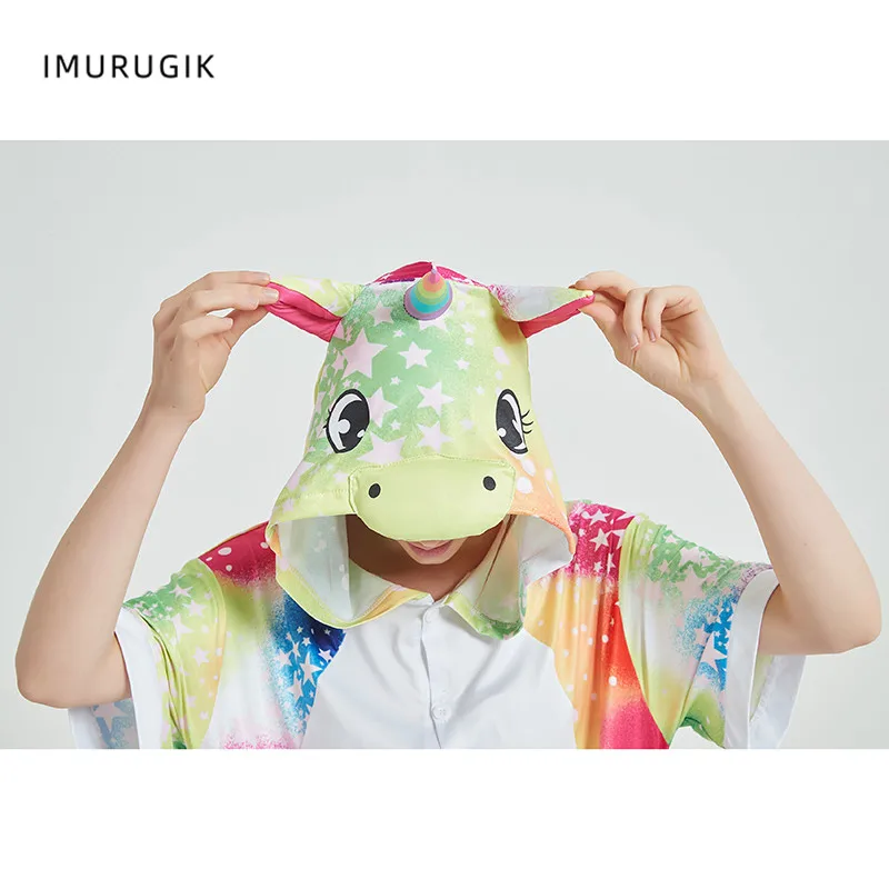 Stars Unicorn Kigurumis Women Onesie Cosplay Short Sleeve Animal Jumpsuits Pegasus Girl Pajama Funny HomeWear Oneises Costume
Stars Unicorn Kigurumis Women Onesie Cosplay Short Sleeve Animal Jumpsuits Pegasus Girl Pajama Funny HomeWear Oneises Costume