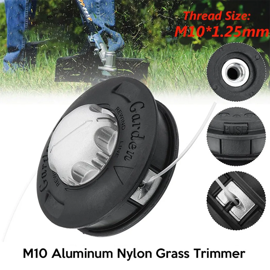 1pc/set Trimmer Head General M10 Aluminum Nylon Brush Lawn Mower Bump Spool Lawn Mower Accessories New
1pc/set Trimmer Head General M10 Aluminum Nylon Brush Lawn Mower Bump Spool Lawn Mower Accessories New