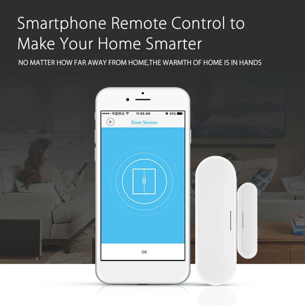Window Sensor Open/Closed Alarm Detector Support Notification Alert Security Alarm USB Power Magnetic Switch WiFi Door
Window Sensor Open/Closed Alarm Detector Support Notification Alert Security Alarm USB Power Magnetic Switch WiFi Door