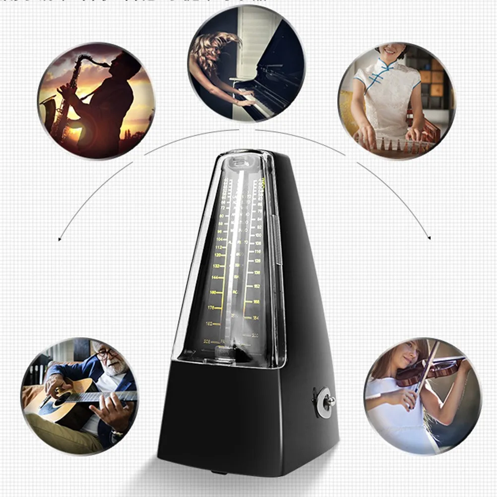 Piano Mechanical Metronome Precise Universal Music Timer 2/3/4/6/0 Beats For Guitar Bass Violin Drum Tempo 40-208 Bpm Equipment
Piano Mechanical Metronome Precise Universal Music Timer 2/3/4/6/0 Beats For Guitar Bass Violin Drum Tempo 40-208 Bpm Equipment