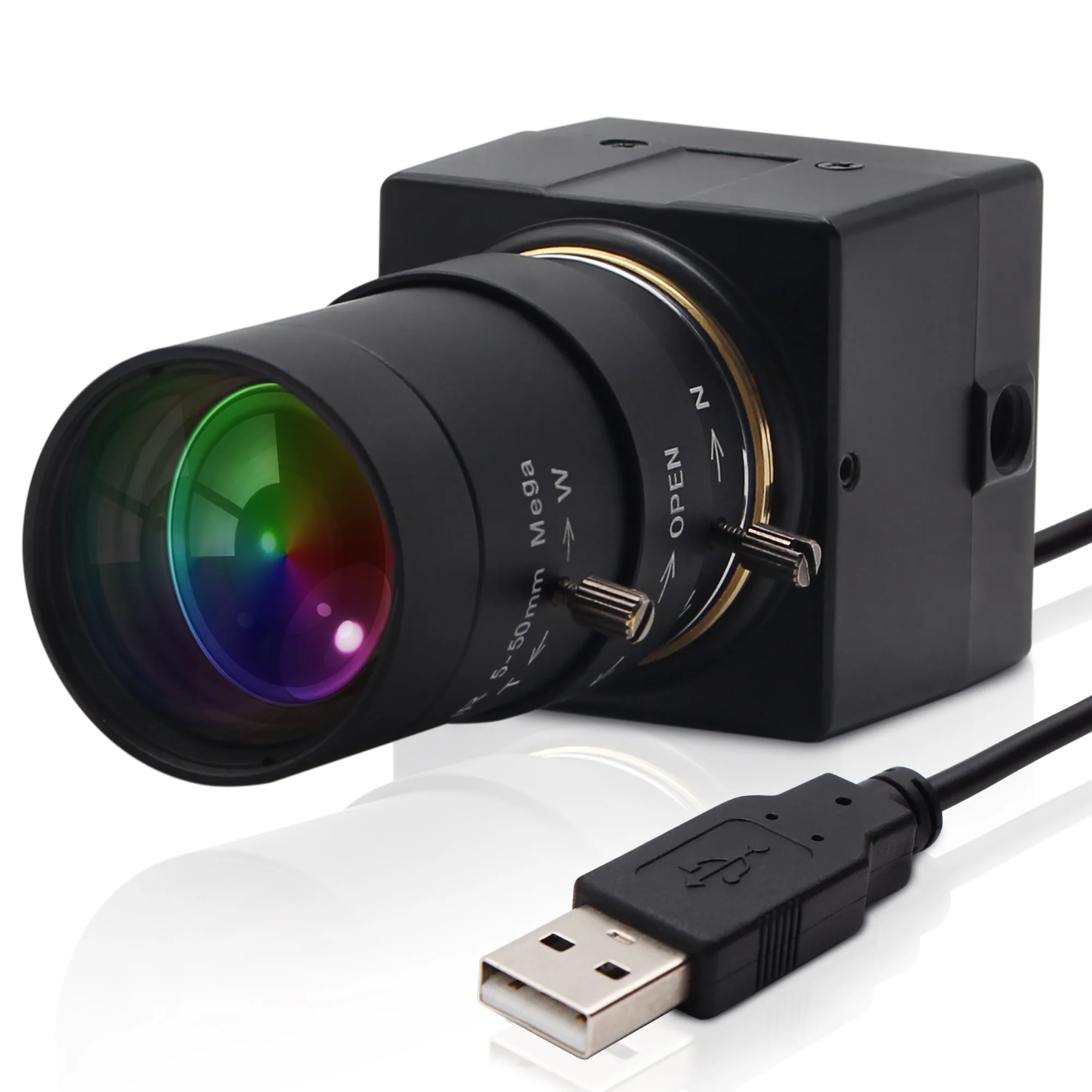 

HD 720P USB Webcam Camera CMOS OV9712 H.264 MJPEG YUYV USB 2.0 Video Web Camera with CS lens for Android Linux Windows MAC OS
