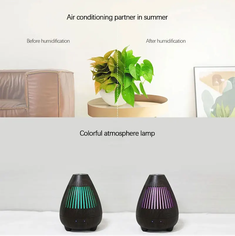 Smart Home Tuya Smart Wifi Essential Oil Diffuser Wood Grain Wireless Air Humidifier Compatible With Tuya For Bedroom Home Room
Smart Home Tuya Smart Wifi Essential Oil Diffuser Wood Grain Wireless Air Humidifier Compatible With Tuya For Bedroom Home Room