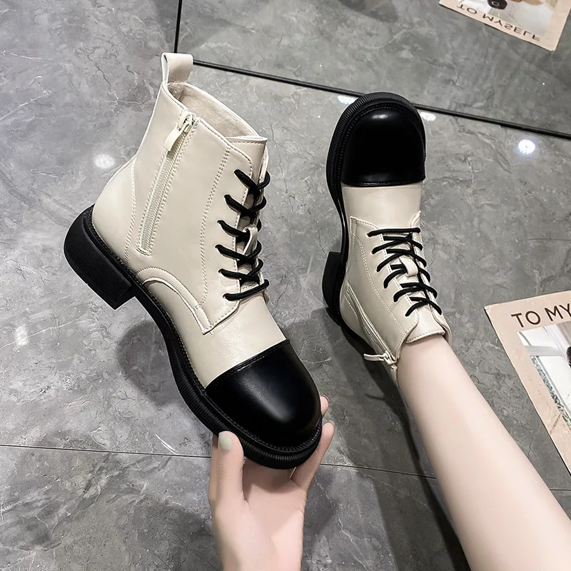 Autumn Winter Women Platform Fashion Comfortable Warm Low Heel Female Shoes Martin Booties Woman 2021 Zipped Leather Ankle Boots
Autumn Winter Women Platform Fashion Comfortable Warm Low Heel Female Shoes Martin Booties Woman 2021 Zipped Leather Ankle Boots