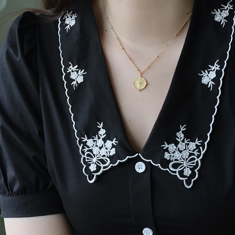 Wheel of Fortune Cross Wheel Inventory Point Totem Vintage Roman Necklace Clavicle Chain Stainless Steel Gold-plated For Women
Wheel of Fortune Cross Wheel Inventory Point Totem Vintage Roman Necklace Clavicle Chain Stainless Steel Gold-plated For Women