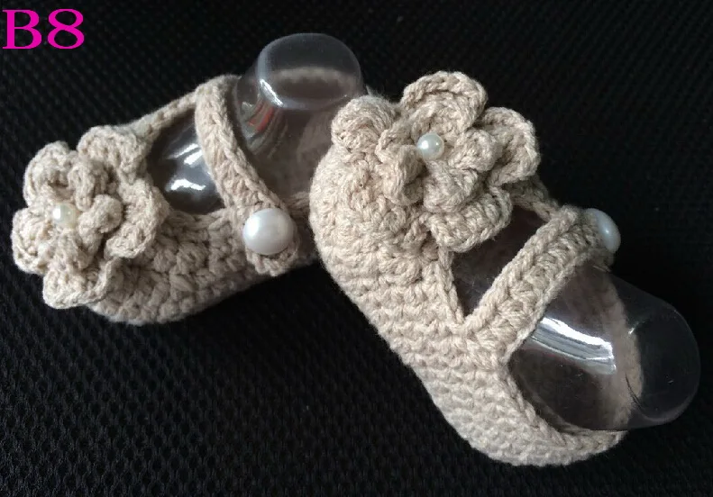 Crocheted Baby Girls Shoes Cute Handmade Newborn Baby Infant Toddler Flower Decorating First Walkers Knitted Crocheted shoes
Crocheted Baby Girls Shoes Cute Handmade Newborn Baby Infant Toddler Flower Decorating First Walkers Knitted Crocheted shoes