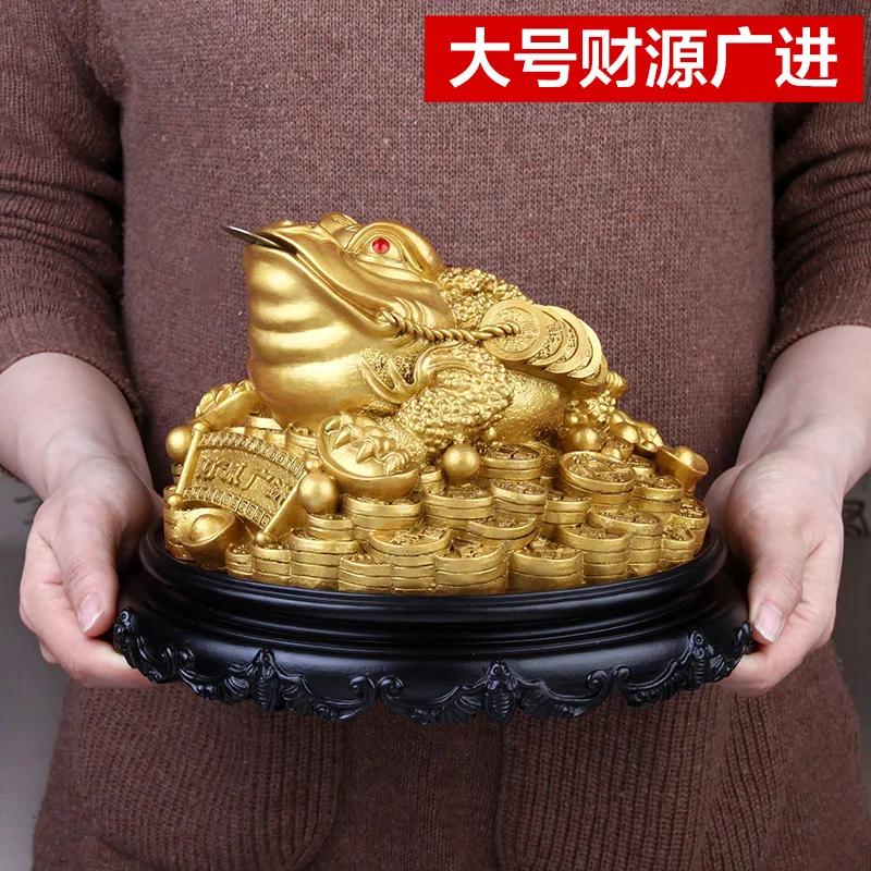 Lucky Golden Three-foot Toad Decoration Cicada Home Handicraft Figurines Miniatures Ornaments Fengshui Decor Desktop
Lucky Golden Three-foot Toad Decoration Cicada Home Handicraft Figurines Miniatures Ornaments Fengshui Decor Desktop