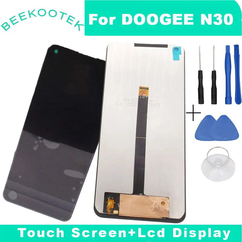 New DOOGEE N30 LCD Display + Touch Screen Digitizer Assembly 6.55inch Replacement Glass + Repair Tools For DOOGEE N30 Phone
New DOOGEE N30 LCD Display + Touch Screen Digitizer Assembly 6.55inch Replacement Glass + Repair Tools For DOOGEE N30 Phone