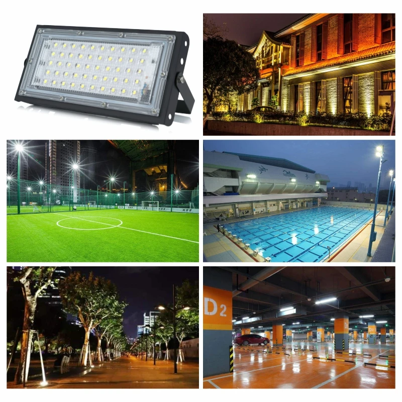 50W Led Flood Light AC 220V 230V 240V Outdoor Floodlight Spotlight IP65 Waterproof LED Street Lamp Landscape Lighting
50W Led Flood Light AC 220V 230V 240V Outdoor Floodlight Spotlight IP65 Waterproof LED Street Lamp Landscape Lighting