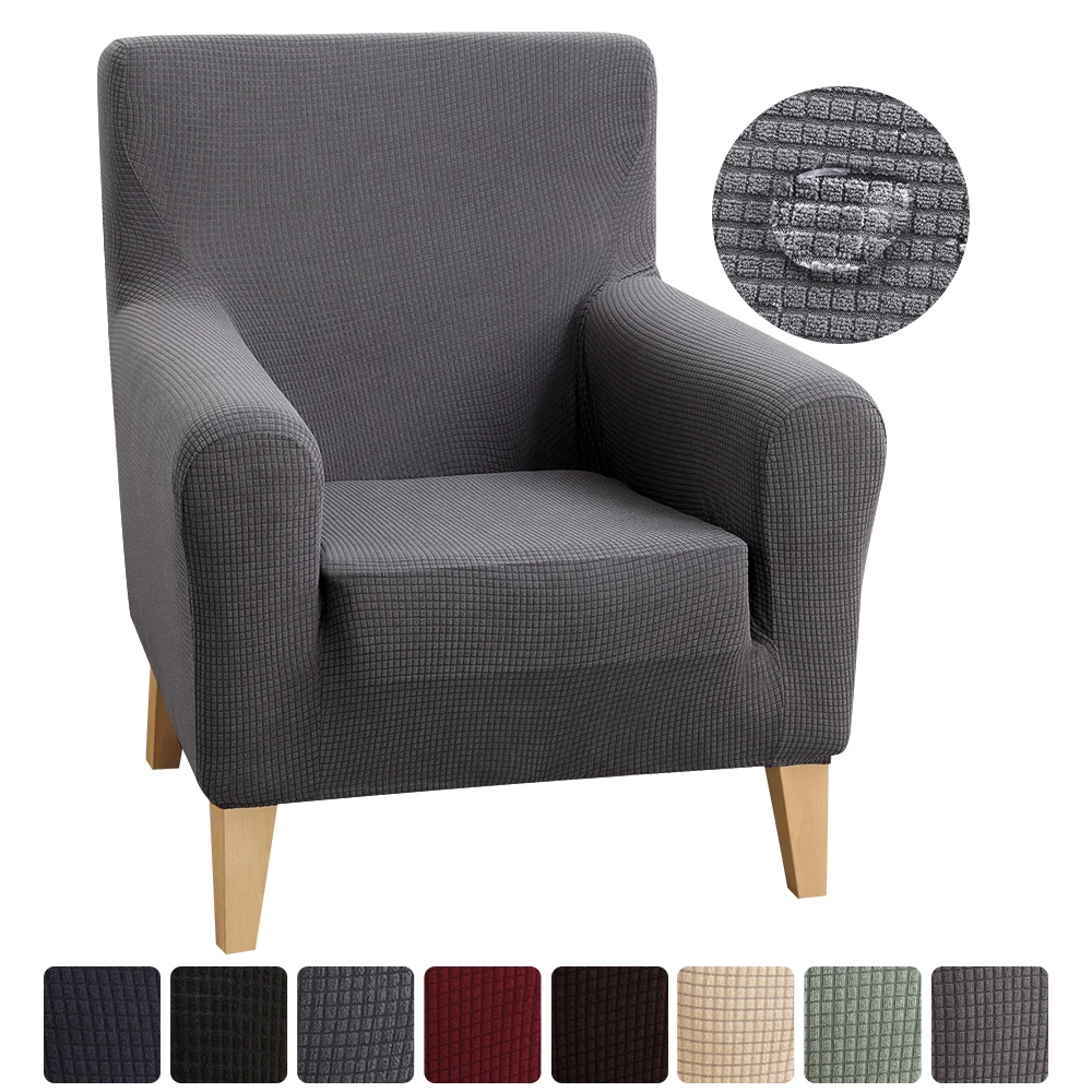Waterproof Sloping Arm King Back Chair Cover Elastic Armchair Wingback Wing Sofa Back Chair Cover Stretch Protector Slipcover#1
Waterproof Sloping Arm King Back Chair Cover Elastic Armchair Wingback Wing Sofa Back Chair Cover Stretch Protector Slipcover#1