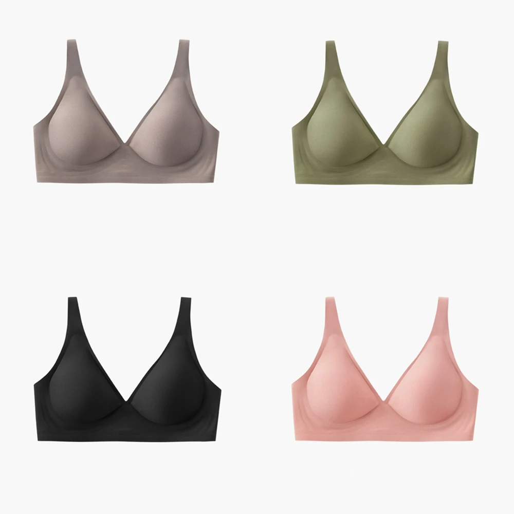 New Women Seamless Bra No Wire Brassieres Soft Intimate Women's Underwear Sexy Intimates Womens Lingerie Sleepwears 5 Colors
New Women Seamless Bra No Wire Brassieres Soft Intimate Women's Underwear Sexy Intimates Womens Lingerie Sleepwears 5 Colors