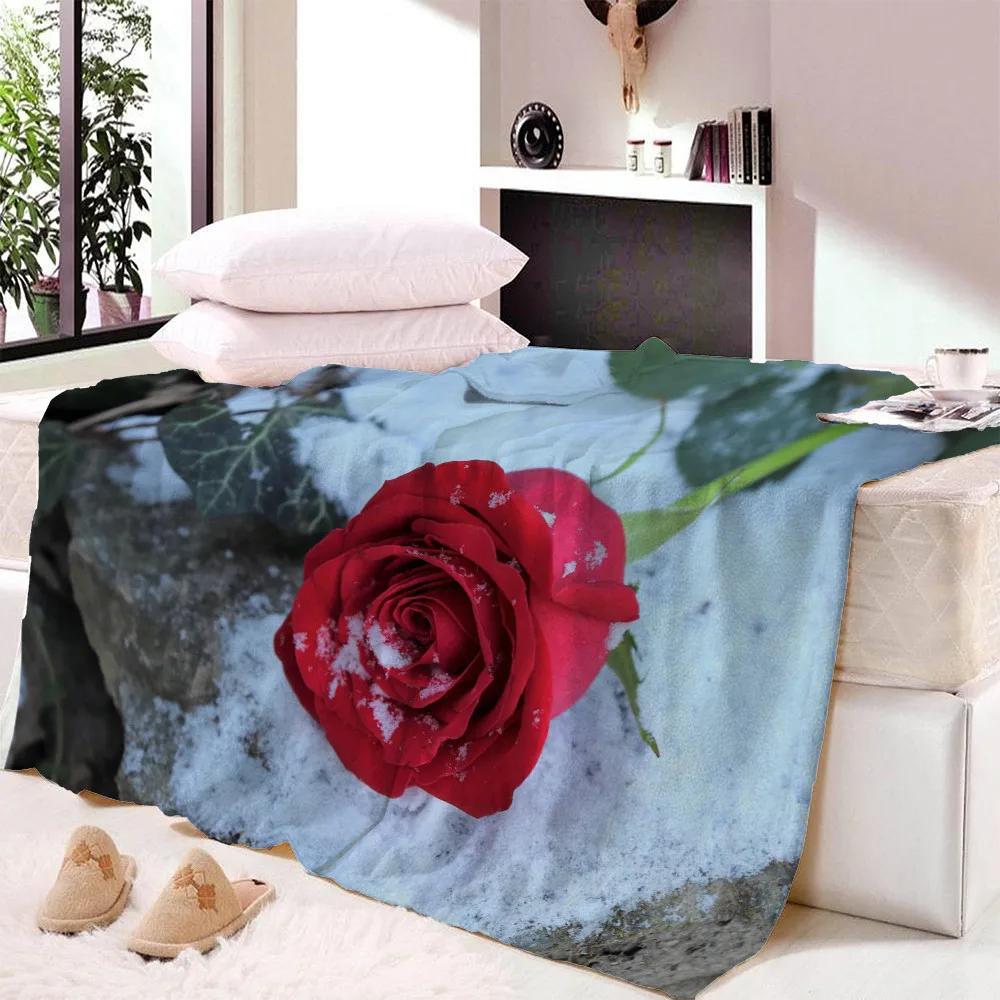 Red Rose Flower Blanket Funny Printed Soft Boy Girl Baby Coral Fleece Flower Blankets Warm Sofa Bed Sheets
Red Rose Flower Blanket Funny Printed Soft Boy Girl Baby Coral Fleece Flower Blankets Warm Sofa Bed Sheets
