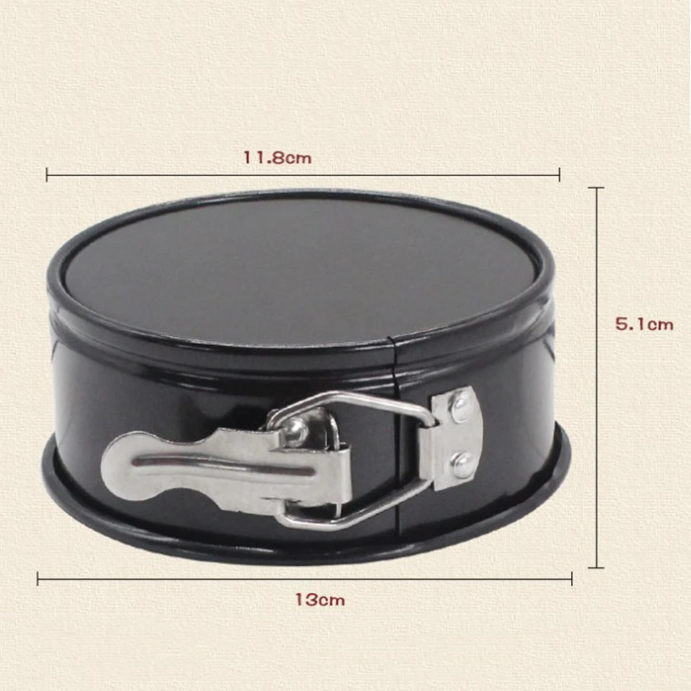 Non-Stick Baking Mould Springform Round Cake Tin Tray Pan 4 Inch Spring Loaded Tray Kitchen Bakery Cake Mold
Non-Stick Baking Mould Springform Round Cake Tin Tray Pan 4 Inch Spring Loaded Tray Kitchen Bakery Cake Mold