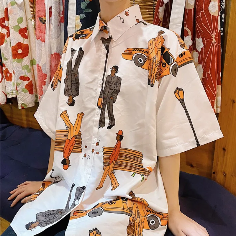 Women Summer Printed Blouses Vintage Short Sleeve Shirts Casual Hawaiian Beach Blouses Female Tops
Women Summer Printed Blouses Vintage Short Sleeve Shirts Casual Hawaiian Beach Blouses Female Tops