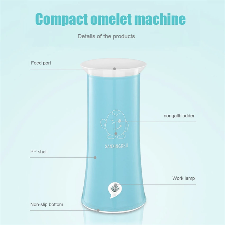 VOGVIGO Automatic Multifunction Mini Egg Roll Maker Breakfast Egg Boiler Master Sausage Machine Kitchen Cooling Egg Cooker Tools
VOGVIGO Automatic Multifunction Mini Egg Roll Maker Breakfast Egg Boiler Master Sausage Machine Kitchen Cooling Egg Cooker Tools