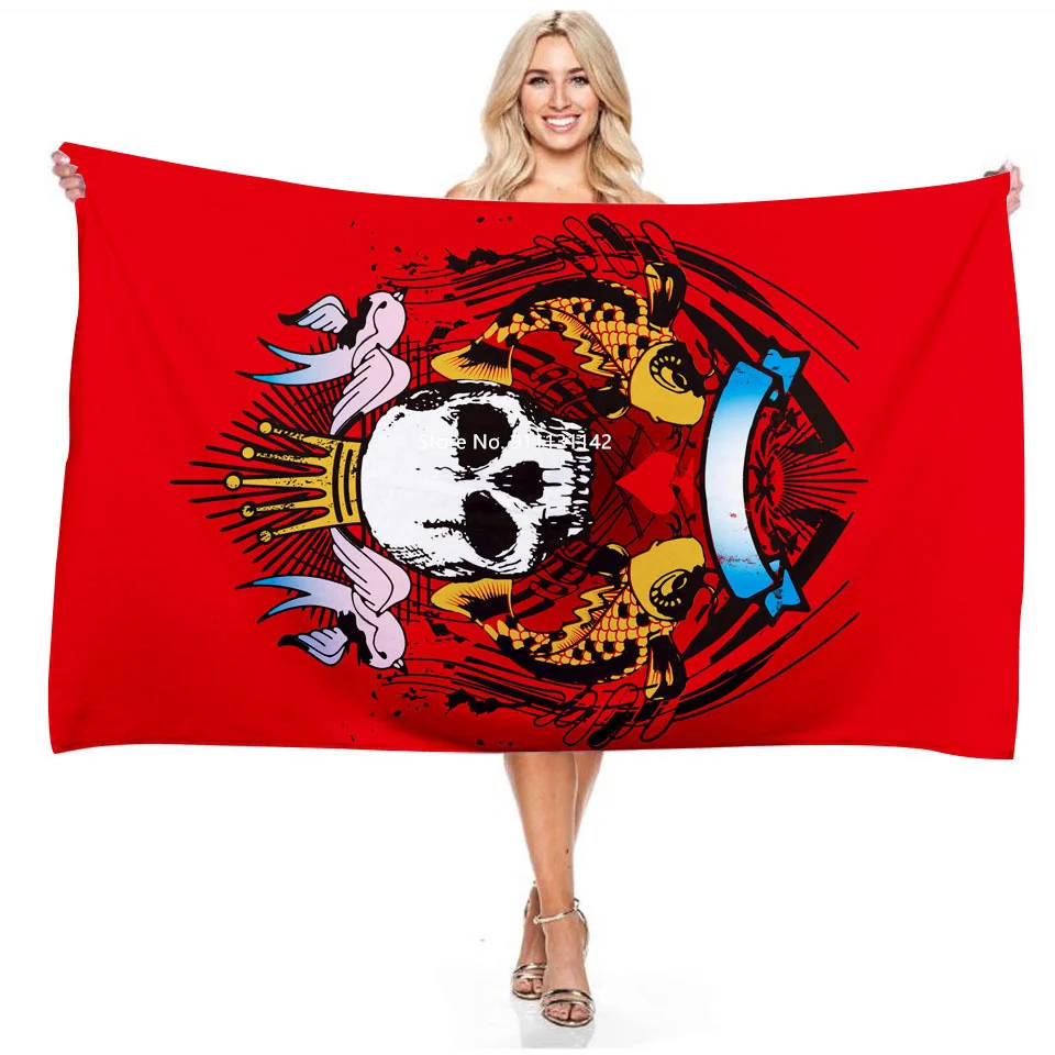 Colorful Horror Skull 3D Digital Printing Bath Towel Outdoor Microfiber Soft Absorbent Rectangular Bath Towel
Colorful Horror Skull 3D Digital Printing Bath Towel Outdoor Microfiber Soft Absorbent Rectangular Bath Towel