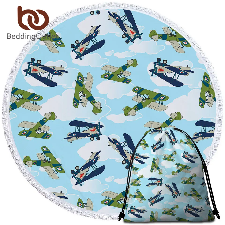 Постельное белье Outlet Allied Plane пляжное полотенце для мальчиков мультяшная микрофибра полотенце голубое небо круглое банное полотенце с кисто... 
Постельное белье Outlet Allied Plane пляжное полотенце для мальчиков мультяшная микрофибра полотенце голубое небо круглое банное полотенце с кисто...