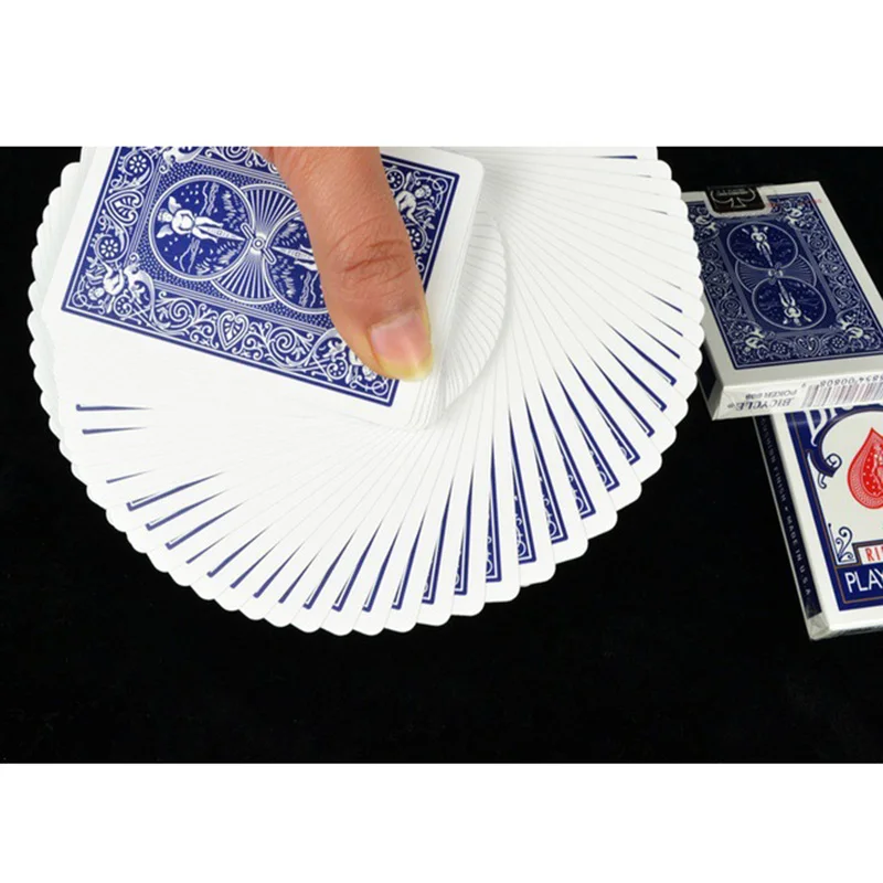 Новинка 1 шт. синие/красные оригинальные покерные стандартные игральные