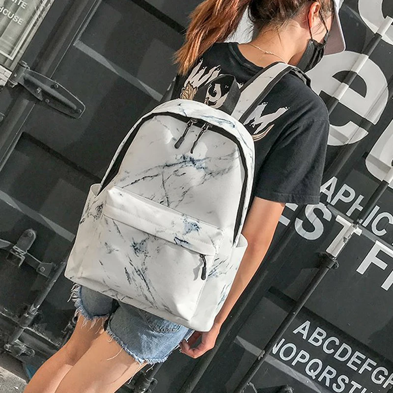 Women Canvas Backpack for Teenagers Girls Large Capacity Bags Marbling Backpacks Female Rucksack School Bag
Women Canvas Backpack for Teenagers Girls Large Capacity Bags Marbling Backpacks Female Rucksack School Bag
