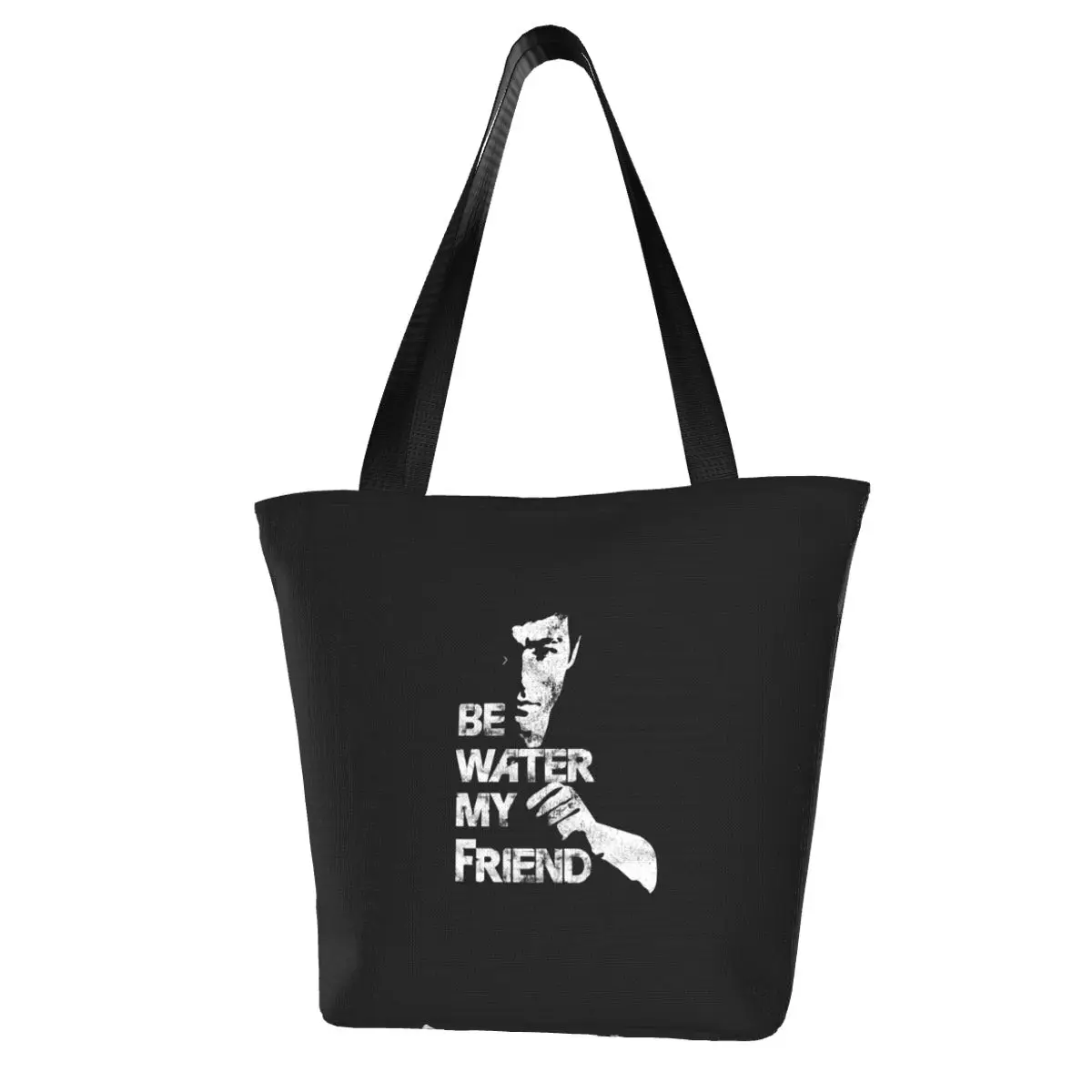 Bruce Lee Shopping Bag Gift Stylish Handbag Cloth Outdoor Female Bags 
Bruce Lee Shopping Bag Gift Stylish Handbag Cloth Outdoor Female Bags